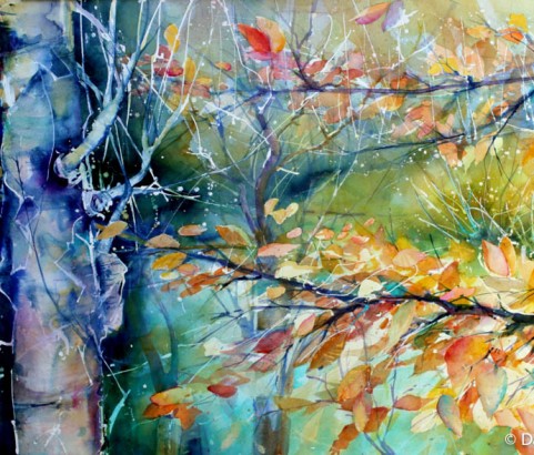 Forest Friends, 61w"x 38h", SOLD