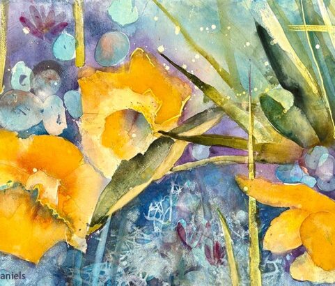 First Sign of Spring, 22" x 43”, $3200.