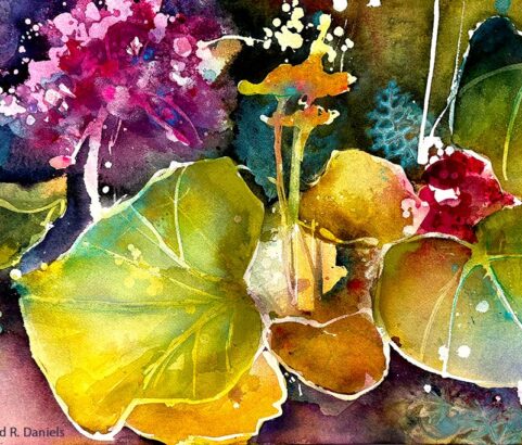 Ruby Red, 27" x 16”, $700.